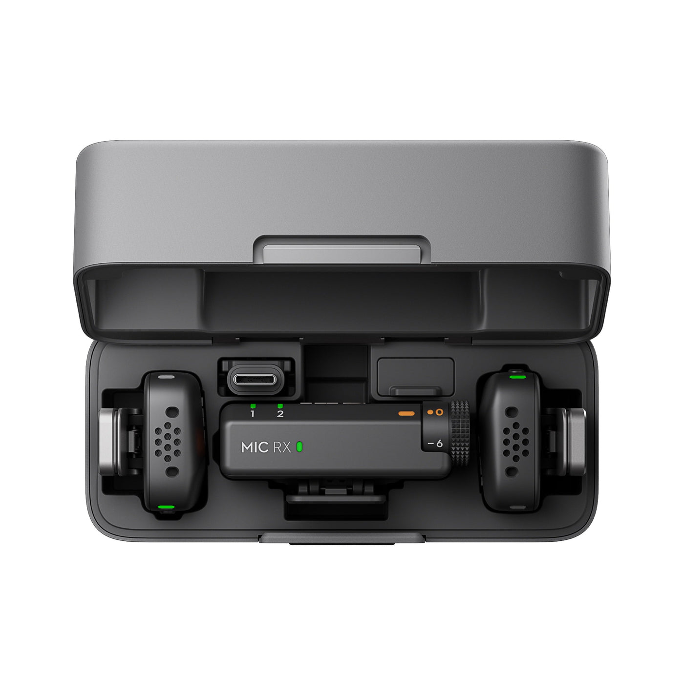 DJI Mic Mini (2 TX + 1 RX + Charging Case) + iPhone Lightning Adapter
