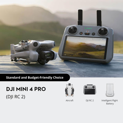 DJI Mini 4 Pro Drone With RC2 Controller