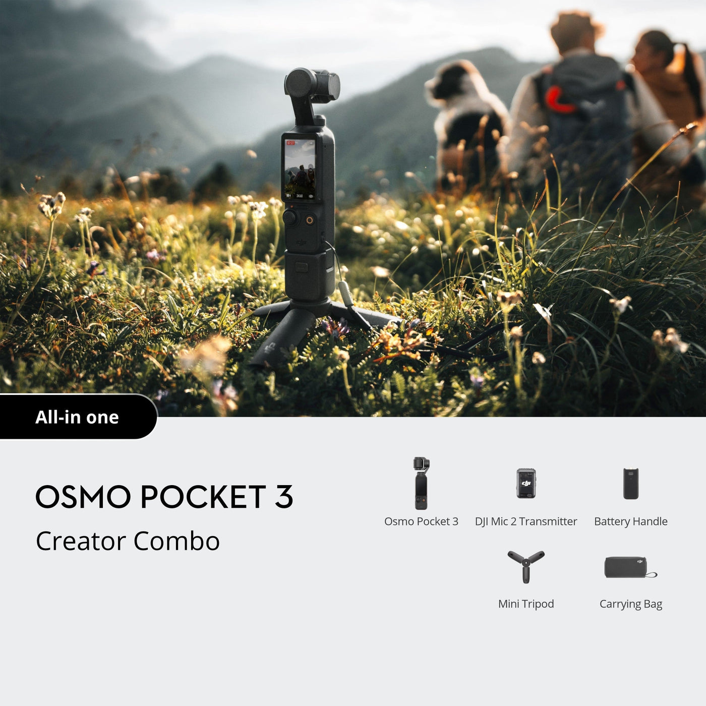 DJI Osmo Pocket 3 Handheld Camera Creator Combo