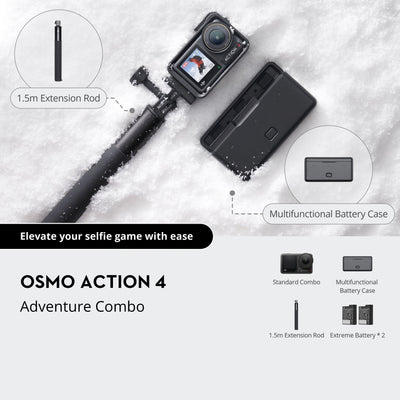 DJI Osmo Action 4 Camera Adventure Combo