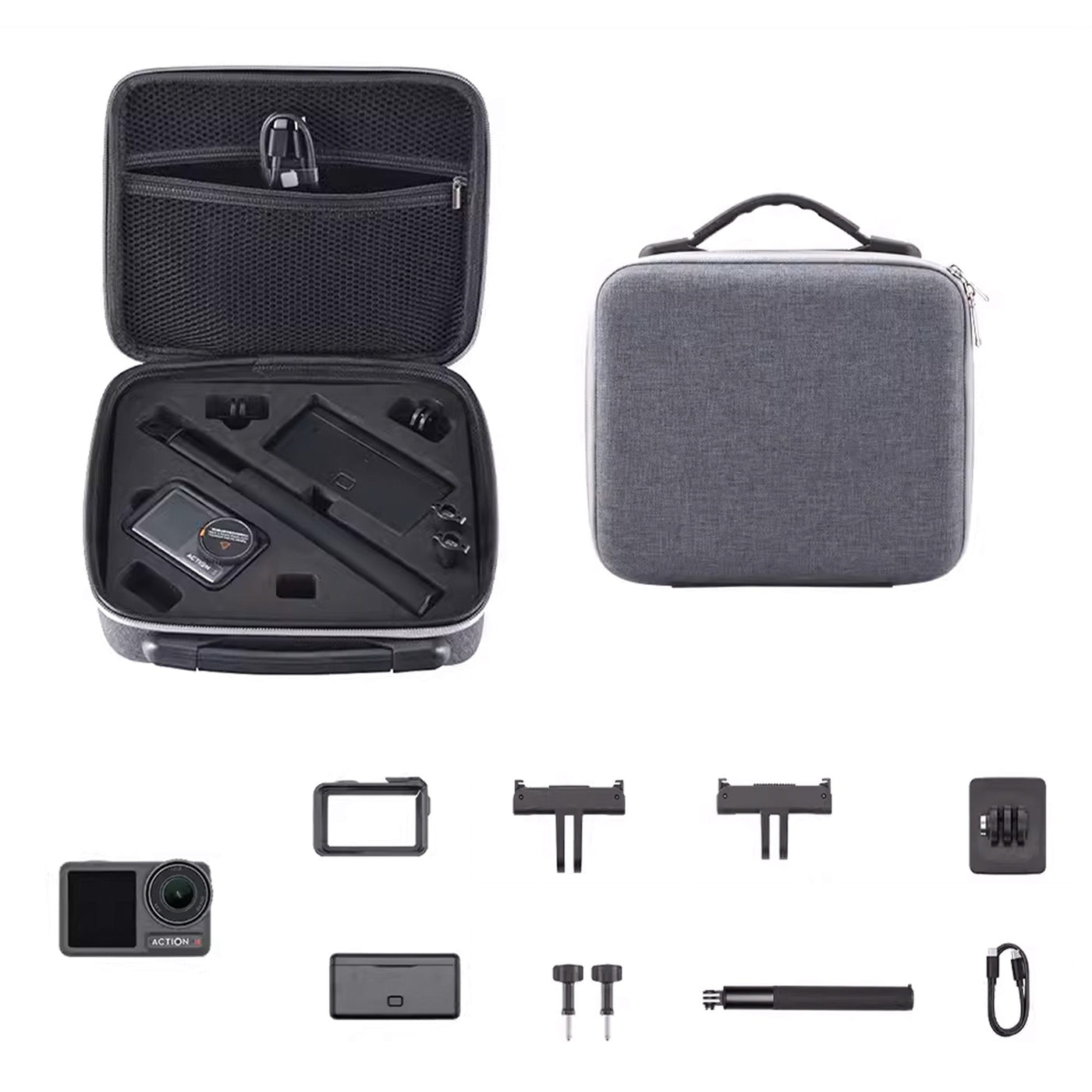 STARTRC Osmo Action 5 Pro / Action 4 / Action 3 PU Hard Carrying Bag
