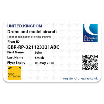 CAA Drone Flyer ID Card